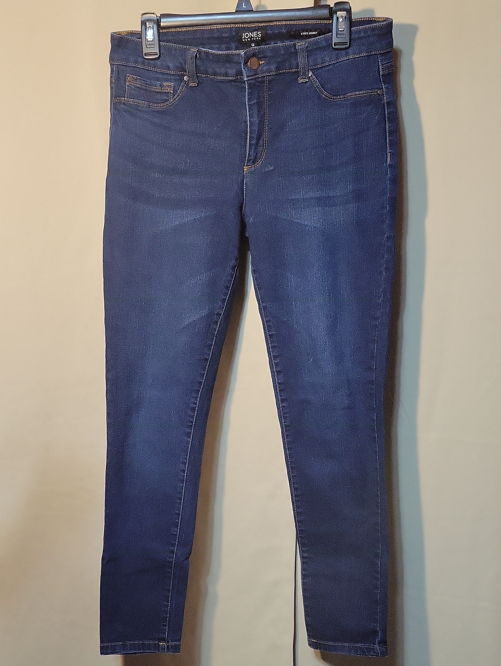 Jones New York Navy Skinny Jeans